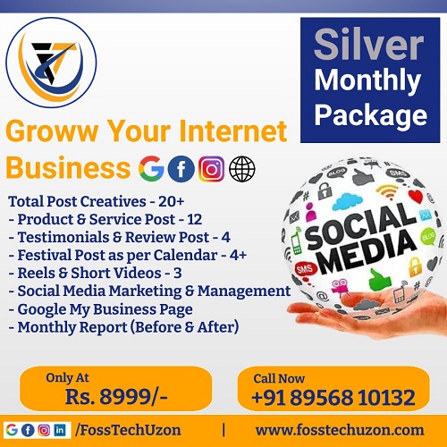 Our Monthly silver package in Just 8999/-