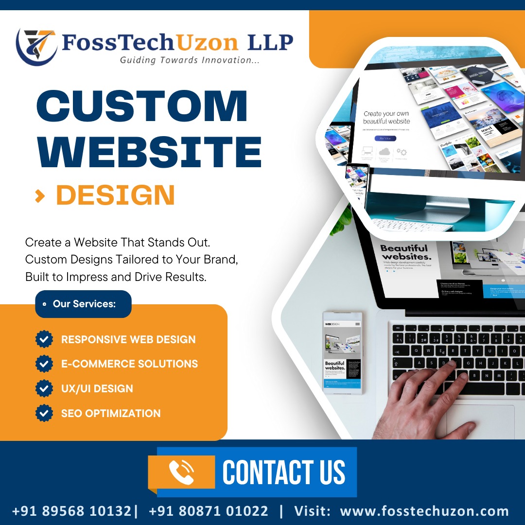 Transform Your Online Presence with FossTechUzon LLP!