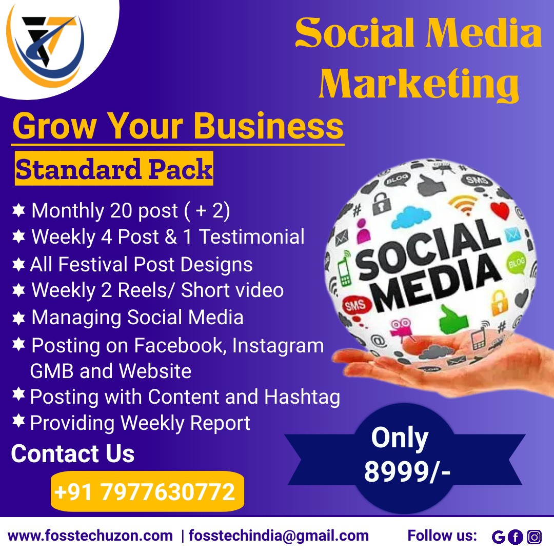 Grow Your Business with Our Standard Package Starting From 8999/-