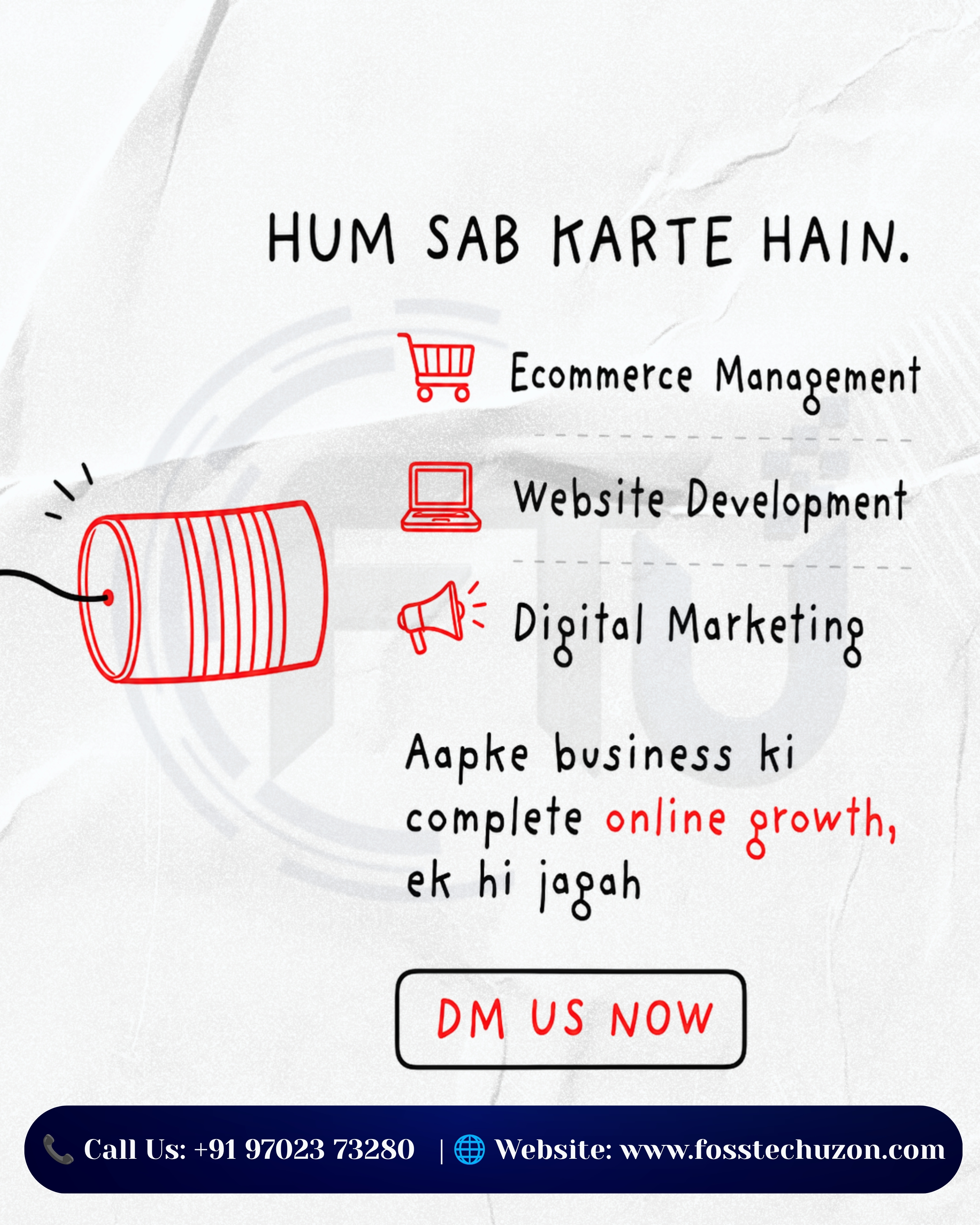 HUM SAB KARTE HAIN — AAPKE BUSINESS KO ONLINE GROW KARNE KE LIYE! 