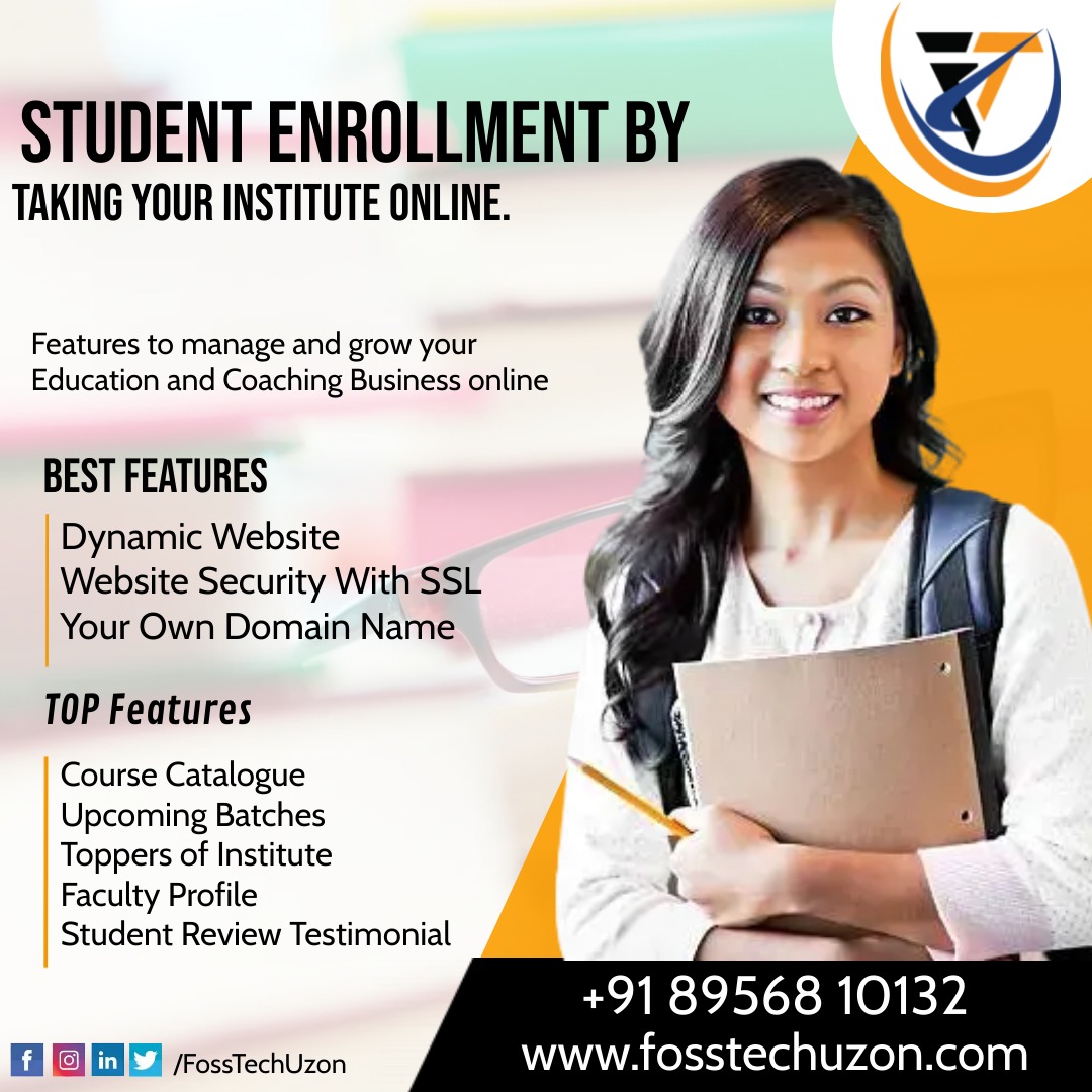 Student Enrollment By Taking Your Institute Online