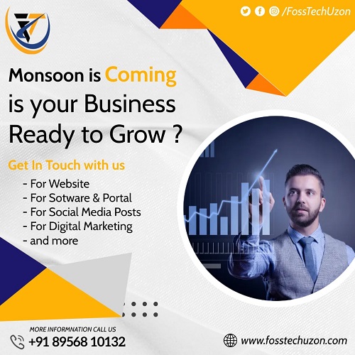 Monsoon has come   Is your business ready? To grow
