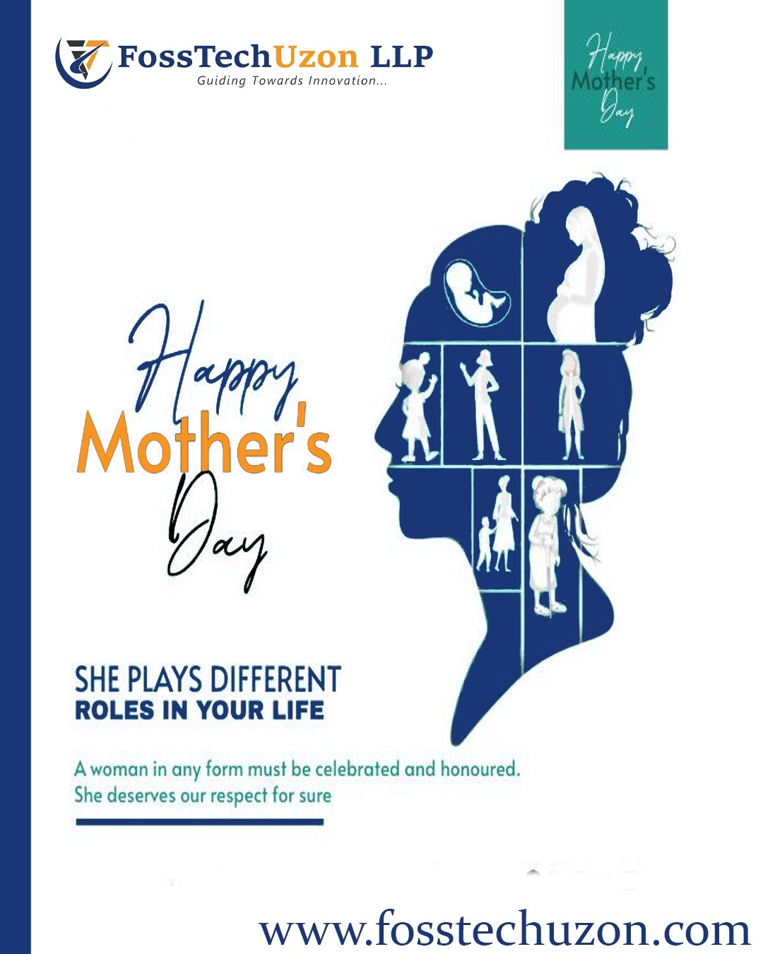 This Mother’s Day, FossTechUzon LLP celebrates the incredible women who balance countless roles with strength, grace, and unconditional love.