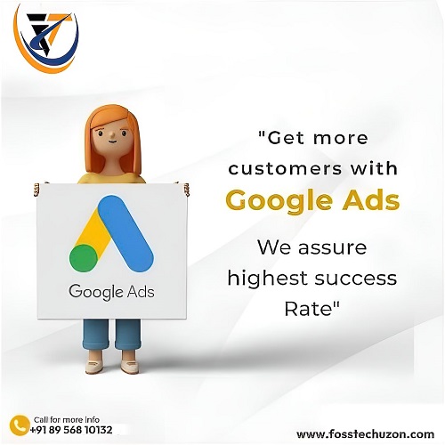 Get more customers with google ads  We assure highest success rate.