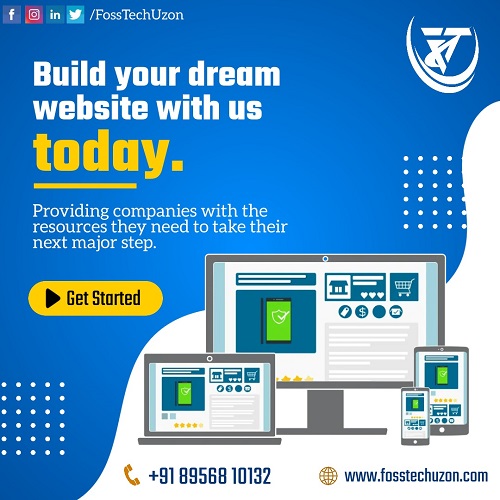 Build your Dream Website with Us TODAY....