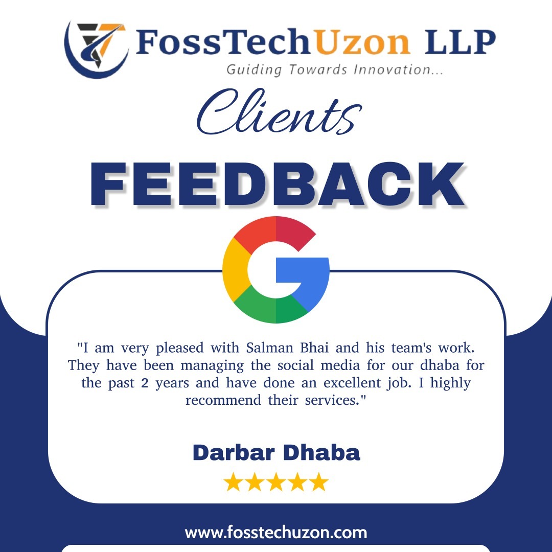 Client Testimonial for FossTechUzon LLP