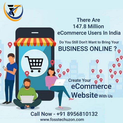 There are 147.8 million E-commerce user in India